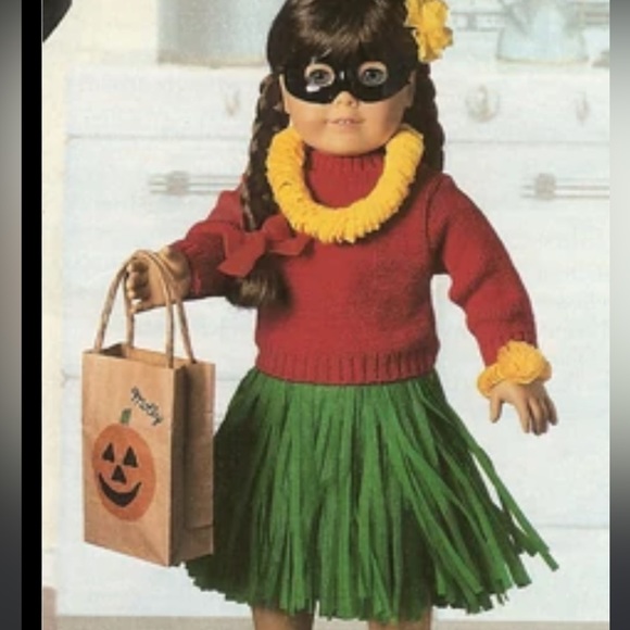 Pleasant Company/American girl Molly Halloween hula costume